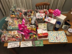 Raffle prizes