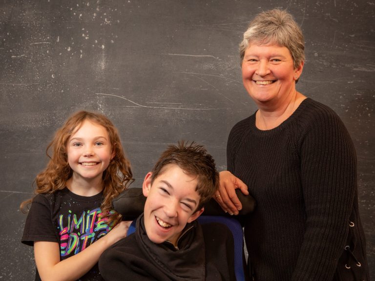Lewis and his family