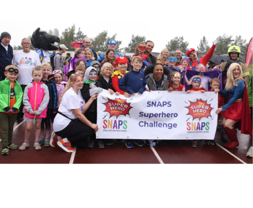 SNAPS Superhero Challenge starting line