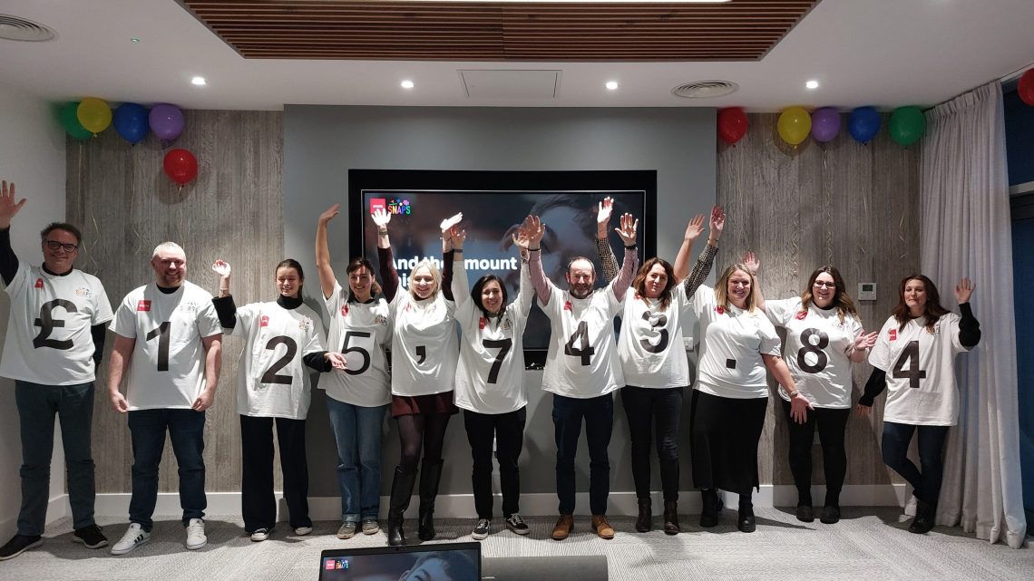 Strata reveal their fundraising total for SNAPS