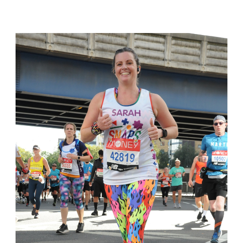 Runner at the London Marathon