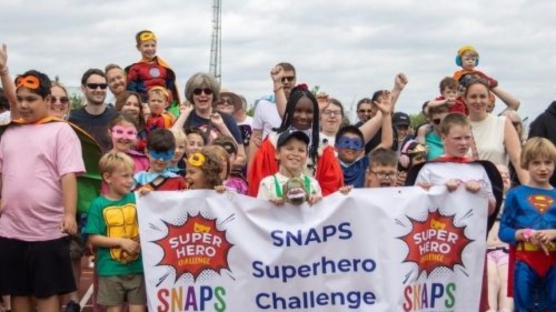 Participants at the SNAPS Superhero Challenge 2025