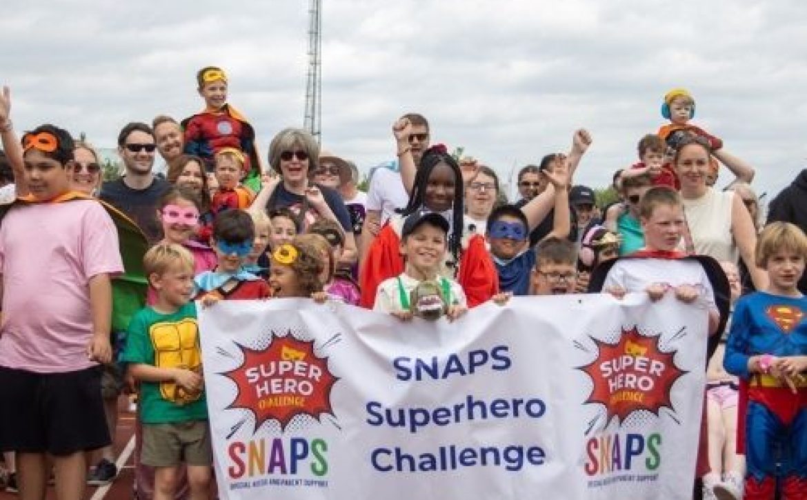 Participants at the SNAPS Superhero Challenge 2025
