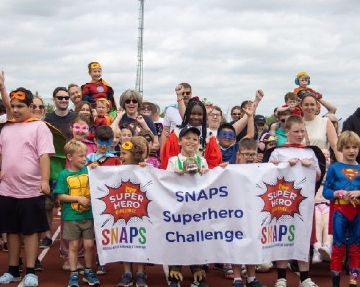 Participants at the SNAPS Superhero Challenge 2025