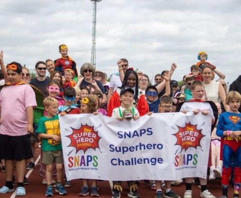 Participants at the SNAPS Superhero Challenge 2025