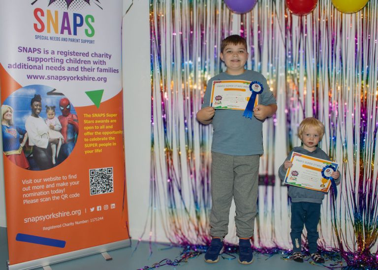 SNAPS children with their Super Stars certificates. Credit: Jenny D Cooper photography
